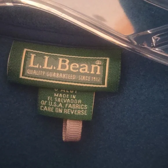 Teal LL Bean Fleece Vest - Picture 4 of 5